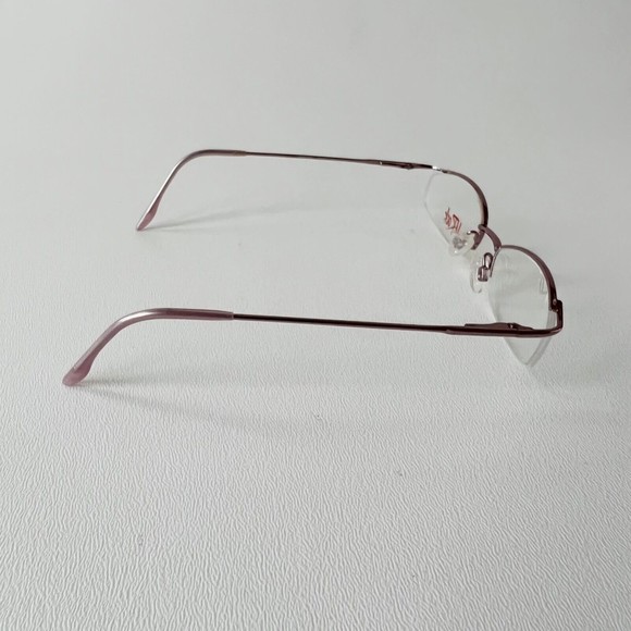 UROCK Eyeglasses Frame U721 Rose 52-18-135 Semi Rimless Display Model - Picture 6 of 12